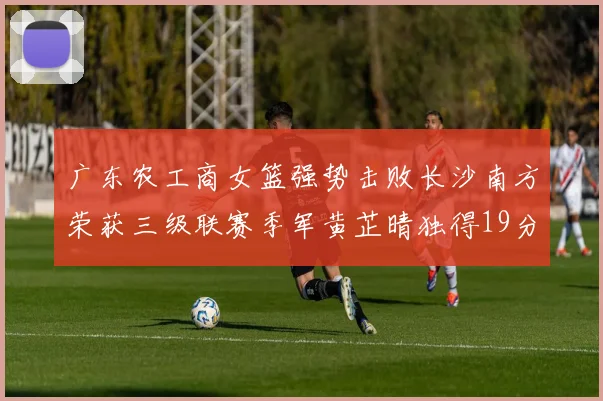 广东农工商女篮强势击败长沙南方荣获三级联赛季军黄芷晴独得19分助力胜利